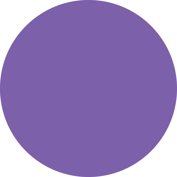 Medium Purple Circle - Decoration
